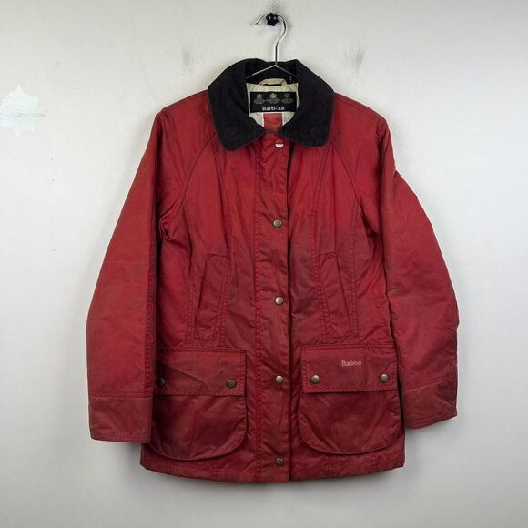 Women’s Barbour Pantone Wax Jacket Size 4 - Picture 1 of 8